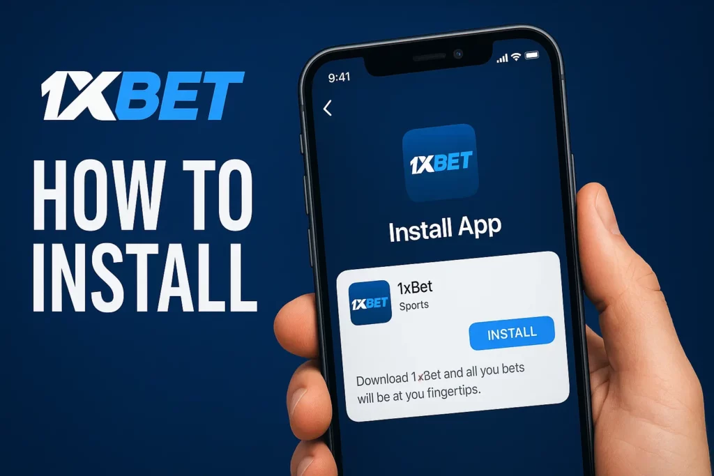 1xBet install on Android in Spain