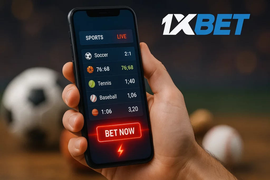 1xBet betting via APP