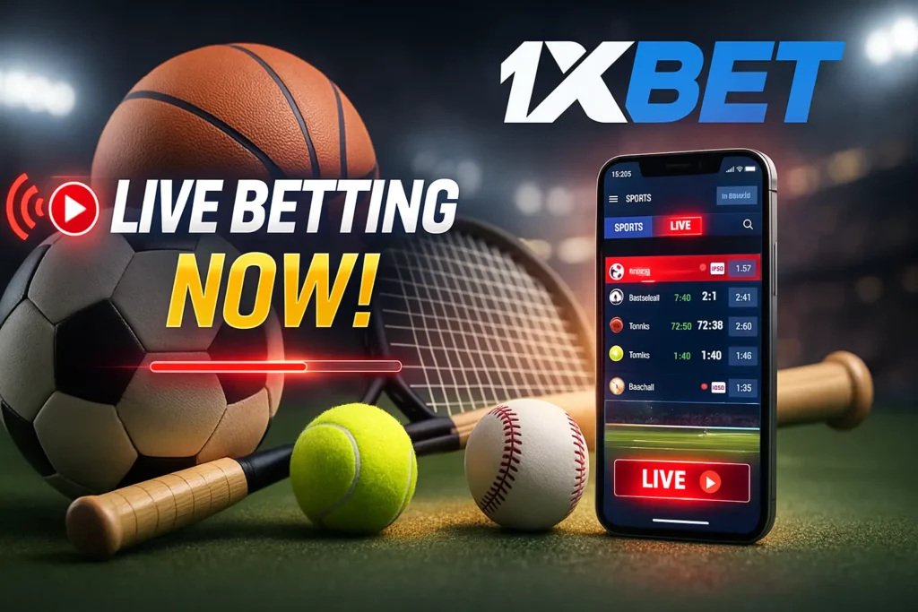 1xBet Live Betting in Spain 